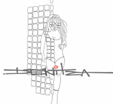 Lady Gaga drawings by Denitza