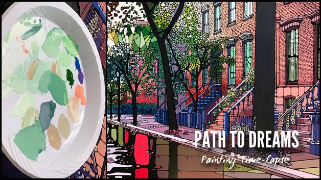 Path To Dreams – Painting Time-lapse Video