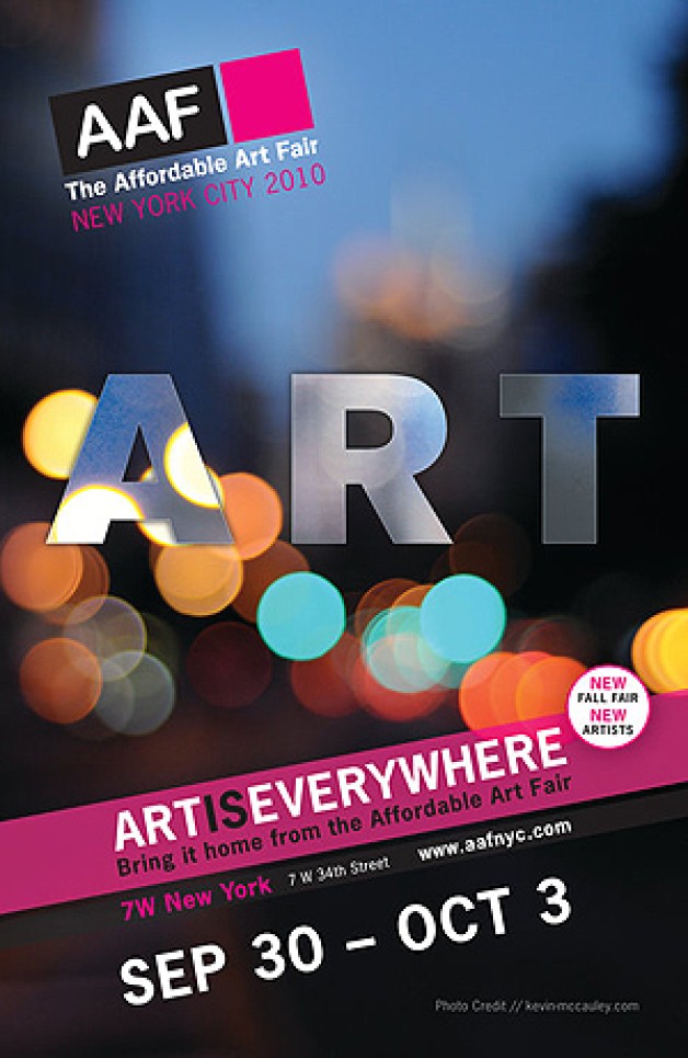Affordable Art Fair Opening in NYC