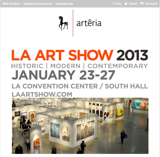 The Opening of The LA Art Show 2013