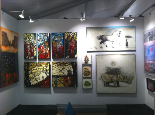 Denitza at AffordableArt Fair Hamburg